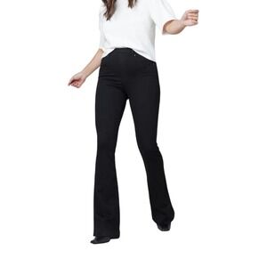 SPANX Flare‎ Women Black Jeans Size 2X 2T Stretch Pullover Pants